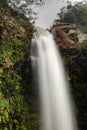 Top of a Chute type waterfall, Abade in Brazil Royalty Free Stock Photo