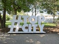 Top City Sign at Topeka Zoo