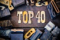 Top 40 Concept Rusty Type Royalty Free Stock Photo