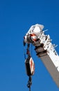 Top of construction crane