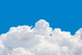 Top of cumulus cloud on blue sky Royalty Free Stock Photo