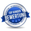 Top customer reviews Badge - German-Translation: Top Kundenbewertung