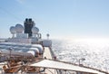 Top Deck Cruise Ship and Ocean View