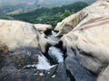 Top of the Diyaluma fall in Sri Lanka