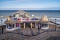 The grand entrance to Cromer pier, Norfolk Royalty Free Stock Photo