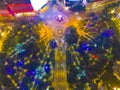 Top-down view of Haizhu Square at the evening, Guangzhou Royalty Free Stock Photo