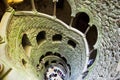 Top down view of Initiation well in Quinta da Regaleira