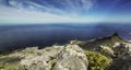 Top down view from Table Mountain Royalty Free Stock Photo