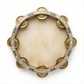 Tambourine Frame With Jingles Royalty Free Stock Photo