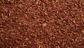 Top down view on tree bark mulch Royalty Free Stock Photo