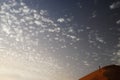 On the top of the dune. Merzouga. Erg Chebbi, Sahara, Morocco