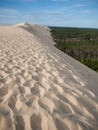 On top of Dune of Pyla, Arcachon, France during Royalty Free Stock Photo