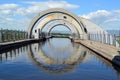 On top of the Falkirk Wheel