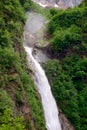 Top of the falls on the left side of the Twin Falls of Smithers, British Columbia, Canada