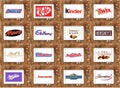 Top famous chocolate brands and logos