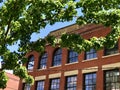 Top floors and signage of American Chicle Company warehouse, Portland, Oregon