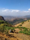 At top of Fort , historical, The King Chatrapati Shivaji maharaj capital raygad, sunrise , morning group at fort