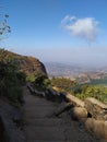 At top of Fort , historical, The King Chatrapati Shivaji maharaj capital raygad, sunrise , morning group at fort