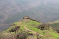 Top of fort situated at mountain top Royalty Free Stock Photo