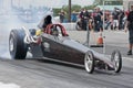 Dragster burnout