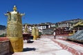 On the top of Ganden Monastery