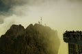 Top of Germany Zugspitze, Beautiful mountain view. Royalty Free Stock Photo