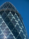 The top of the Gherkin Building Royalty Free Stock Photo