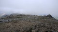 Top of Glyder Fawr in Snowdonia