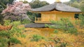 Top of golden pavilion temple, Kinkakuji Royalty Free Stock Photo