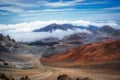 Top of Haleakala Crater Royalty Free Stock Photo