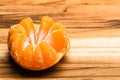 Top Half Peeled Tangerine Royalty Free Stock Photo