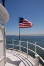 On top the Harbor of Refuge Lighthouse Lewes Beach Royalty Free Stock Photo