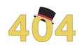 Top hat error 404 flash message