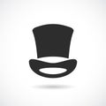 Top hat vector icon Royalty Free Stock Photo