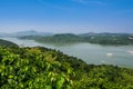 From the top of the hill overlooking the tianmu lake