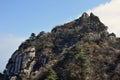Top of the hills at Mount Jiuhua, Nine Glorious Mountains Royalty Free Stock Photo