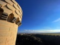 The top of the historical Alcazar of Segovia, Spain