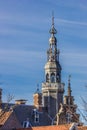 Top of the historical town hall in Franeker Royalty Free Stock Photo