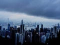 On the top of Hong Kong