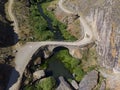 Old stone bridge in south armenia