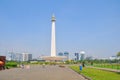 the top of the Jakarta National Monument, where you can see a large piece of gold