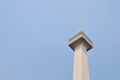 the top of the Jakarta National Monument, where you can see a large piece of gold