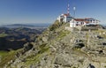 Top of La Rhune mountain in Atlantic Pyrenees Royalty Free Stock Photo