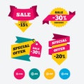Top-level domains signs. Com, Eu, Net and Org. Royalty Free Stock Photo