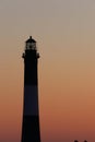 Top of the light Fire Island Lighthouse Robert Moses Beach 9 Royalty Free Stock Photo