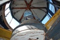 Top Light inside Harbor of Refuge Lighthouse, Lewes, Delaware Royalty Free Stock Photo