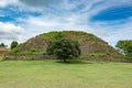 Top of M System at Monte Alban archaeological site, Oaxaca, Mexico Royalty Free Stock Photo