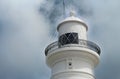 The top of Macquarie Lighthouse on a cloudy day Royalty Free Stock Photo