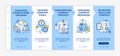 Top management tasks onboarding vector template