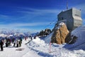 Top of the Marmolada, Italy Royalty Free Stock Photo